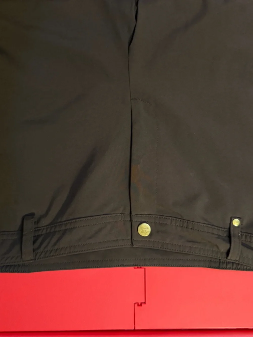 Chico's Zenergy Chocolate Brown Straight Size Zip Active Wear Pants Sz 2R (12R) - Picture 9 of 15